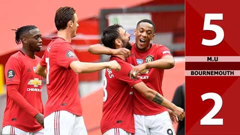 MU 5-2 Bournemouth: Chen chân vào Top 4
